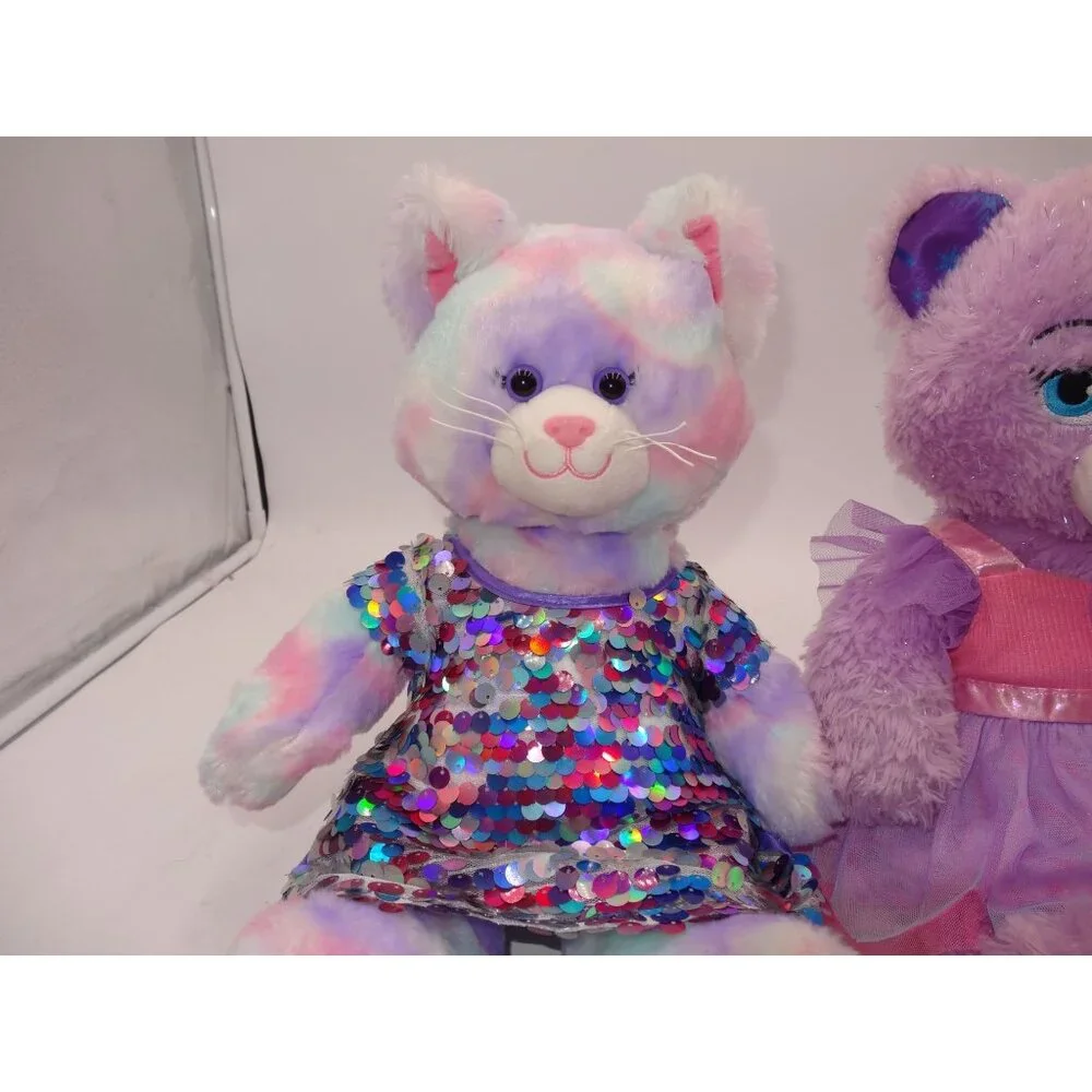 Build A Bear Disney Frozen Anna Stuffed Teddy Bear Lavender 17